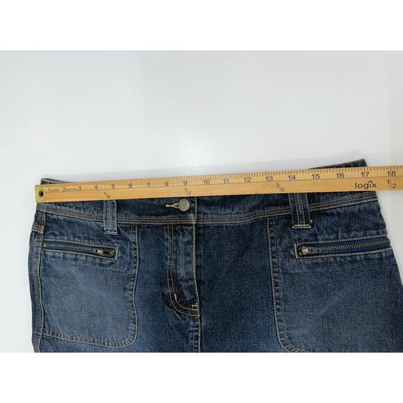 NY Jeans New York & Company Womens Skirt Size 12 Denim Jean Skirt - Picture 6 of 8